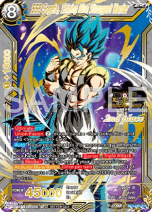 Image of SSB Gogeta, Shining Blue Strongest Warrior (2nd Place) (BT26-138) - Tournament Promotion Cards Foil
