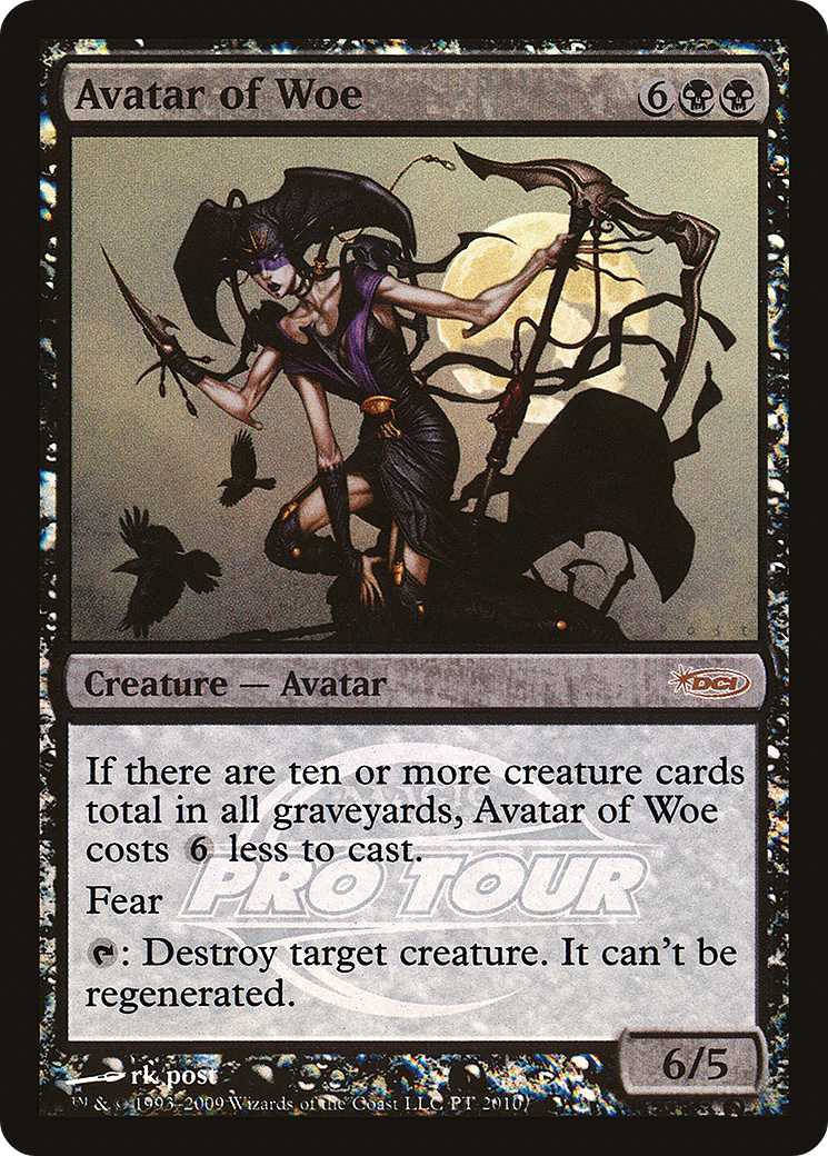 Image of Avatar of Woe (PTP-PT 2010) - Pro Tour Promos Foil