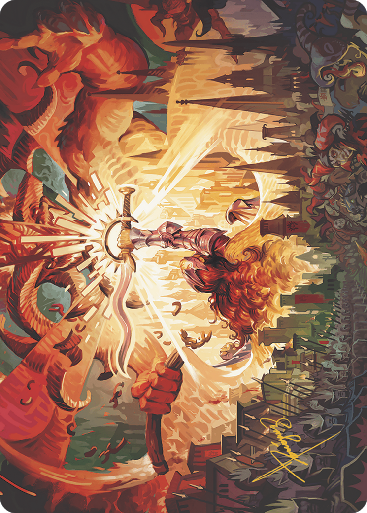 Image of Warleader's Call // Warleader's Call (AMKM-023) - Murders at Karlov Manor Art Series (Borderless)