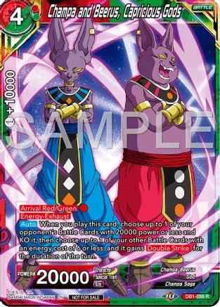 Image of Champa and Beerus, Capricious Gods (Championship 2024 Finals Pack) (DB1-088) - Tournament Promotion Cards Foil