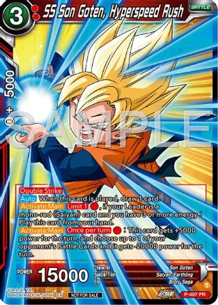 Image of SS Son Goten, Hyperspeed Rush (Championship 2024 Finals Pack) (P-407) - Tournament Promotion Cards Foil