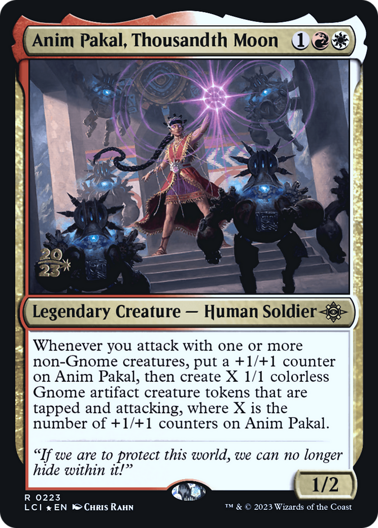 Image of Anim Pakal, Thousandth Moon (PRE-223) - The Lost Caverns of Ixalan Promos Foil