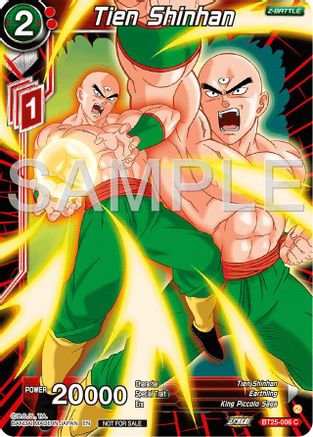 Image of Tien Shinhan (Championship 2024 Finals Zenkai Pack) (BT25-006) - Tournament Promotion Cards Foil