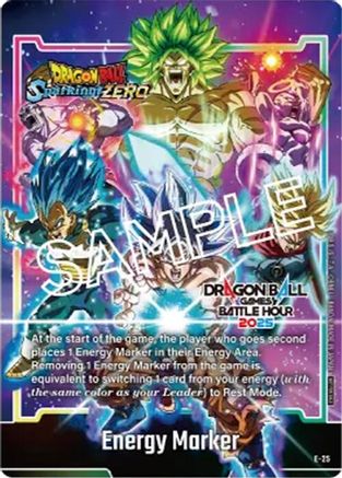 Image of Energy Marker (E-25) (Dragon Ball Games Battle Hour 2025 Promo Card Set) (E-25) - Fusion World Energy Markers Holofoil