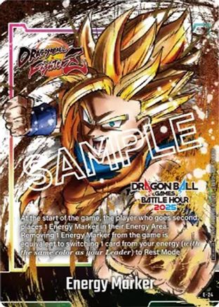 Image of Energy Marker (E-24) (Dragon Ball Games Battle Hour 2025 Promo Card Set) (E-24) - Fusion World Energy Markers Holofoil