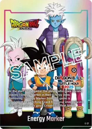 Image of Energy Marker (E-27) (Dragon Ball Games Battle Hour 2025 Promo Card Set) (E-27) - Fusion World Energy Markers Holofoil