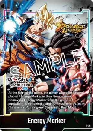 Image of Energy Marker (E-26) (Dragon Ball Games Battle Hour 2025 Promo Card Set) (E-26) - Fusion World Energy Markers Holofoil