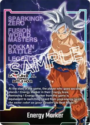 Image of Energy Marker (E-22) (Dragon Ball Games Battle Hour 2025 Promo Card Set) (E-22) - Fusion World Energy Markers Holofoil