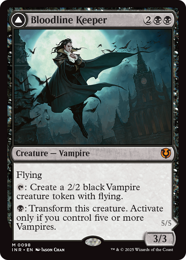 Image of Bloodline Keeper (INR-098) - Innistrad Remastered Foil