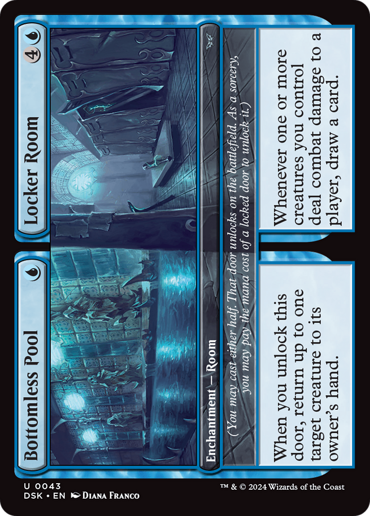 Image of Bottomless Pool // Locker Room (DSK-043) - Duskmourn: House of Horror