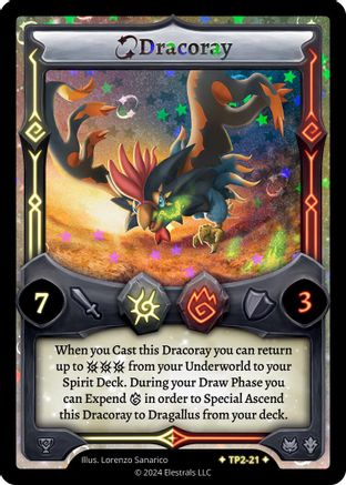 Image of Dracoray (TP2-21) - Organized Play Series 2 Holo