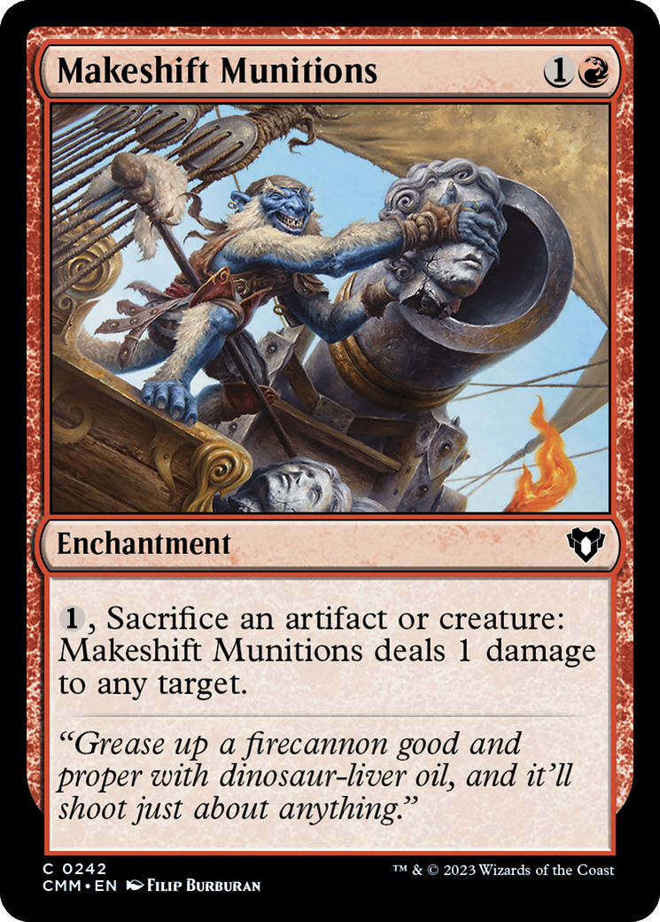 Image of Makeshift Munitions (CMM-242) - Commander Masters Foil