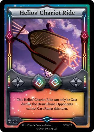 Image of Helios' Chariot Ride (SD10-22) - Fulgoryx Starter Deck