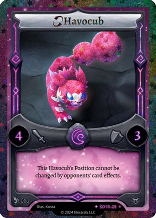 Image of Havocub (Stellar) (SD10-28) - Fulgoryx Starter Deck Reverse Holo