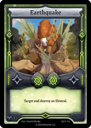 Image of Earthquake (SD11-19) - Posthumoose Starter Deck