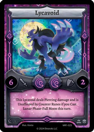 Image of Lycavoid (MR1-025) - Moonrise Holo