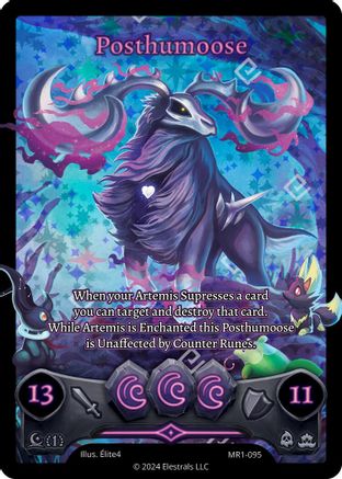 Image of Posthumoose (Full Art) (MR1-095) - Moonrise Holo
