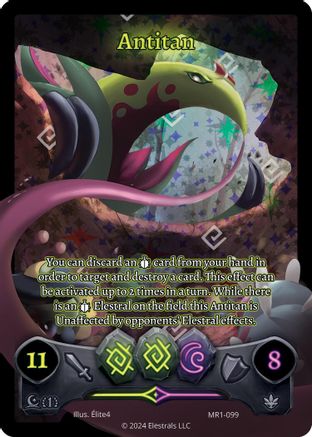 Image of Antitan (Full Art) (MR1-099) - Moonrise Holo