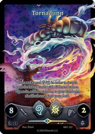 Image of Tornadjinn (Full Art) (MR1-101) - Moonrise Holo