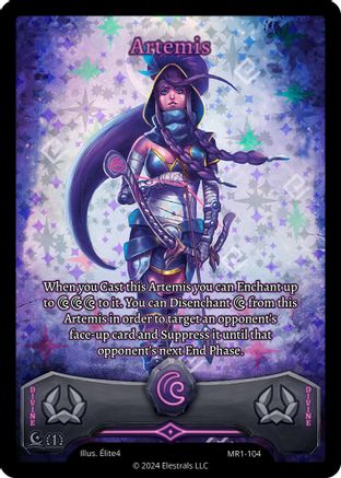 Image of Artemis (Full Art) (MR1-104) - Moonrise Holo