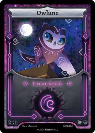 Image of Owlune (Alternative Art) (MR1-108) - Moonrise Holo