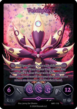 Image of Volclipse (Box Topper) (MR1-118) - Moonrise Holo