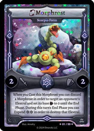 Image of Morphrost - Scorpio Form (Serialized) (/99) - Moonrise Holo