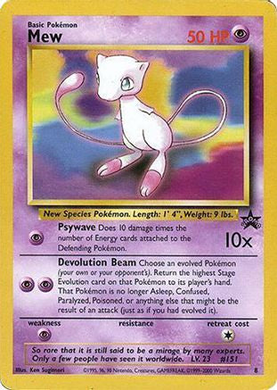 Image of Mew 008  WoTC Promo - Promo