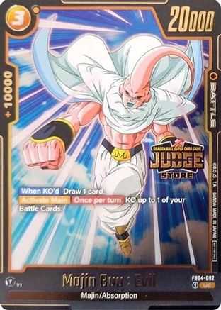 Image of Majin Buu : Evil - FB04-092 (Judge Pack (Store Judge) 03) (FB04-092) - Tournament and Championship Promos Holofoil
