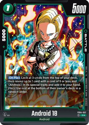Image of Android 18 (Tournament Pack 05) (FB04-057) - Tournament and Championship Promos Holofoil