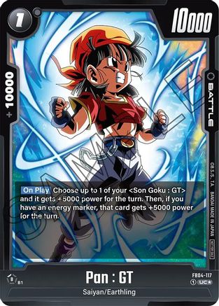 Image of Pan : GT (Tournament Pack 05) (FB04-117) - Tournament and Championship Promos Holofoil