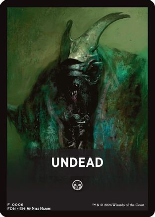Image of Undead Theme Card (FDN-006) - Foundations
