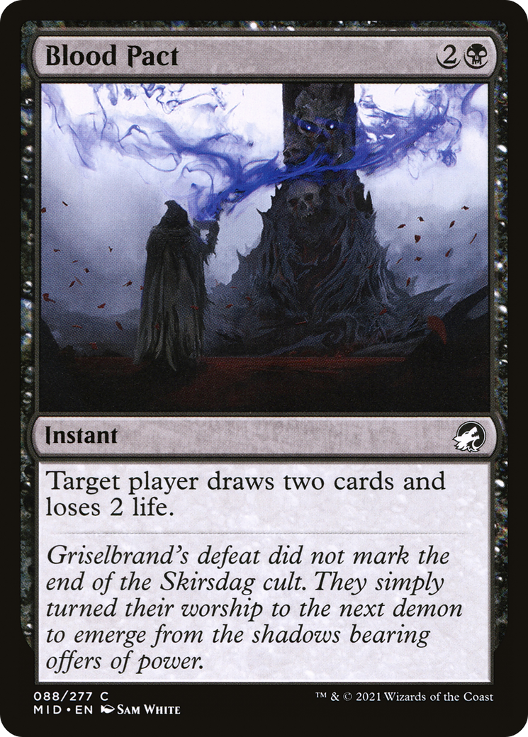 Image of Blood Pact (MID-088) - Innistrad: Midnight Hunt Foil