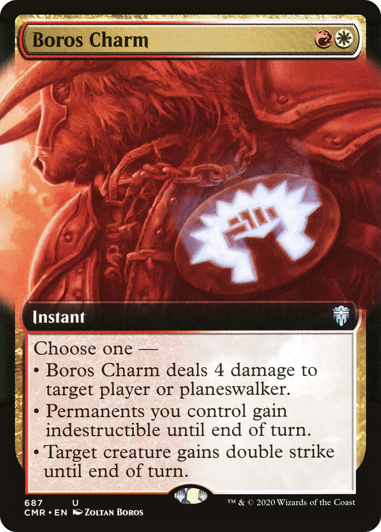 Image of Boros Charm (Extended Art) (CMR-687) - Commander Legends: (Extended Art) Foil