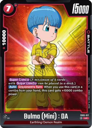 Image of Bulma (Mini) : DA (FB05-017) - New Adventure