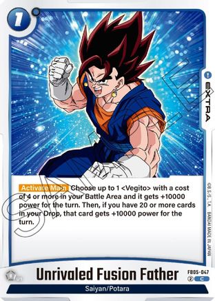 Image of Unrivaled Fusion Father (FB05-047) - New Adventure