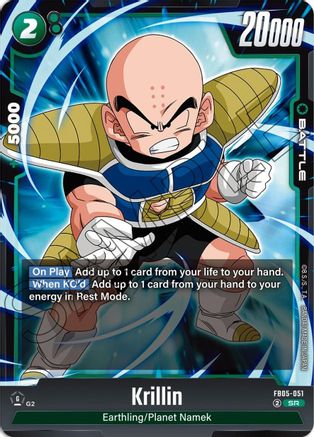 Image of Krillin (FB05-051) - New Adventure Holofoil