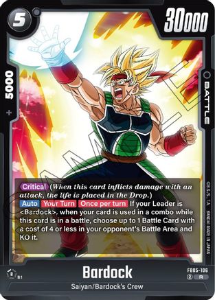 Image of Bardock (FB05-106) - New Adventure Holofoil