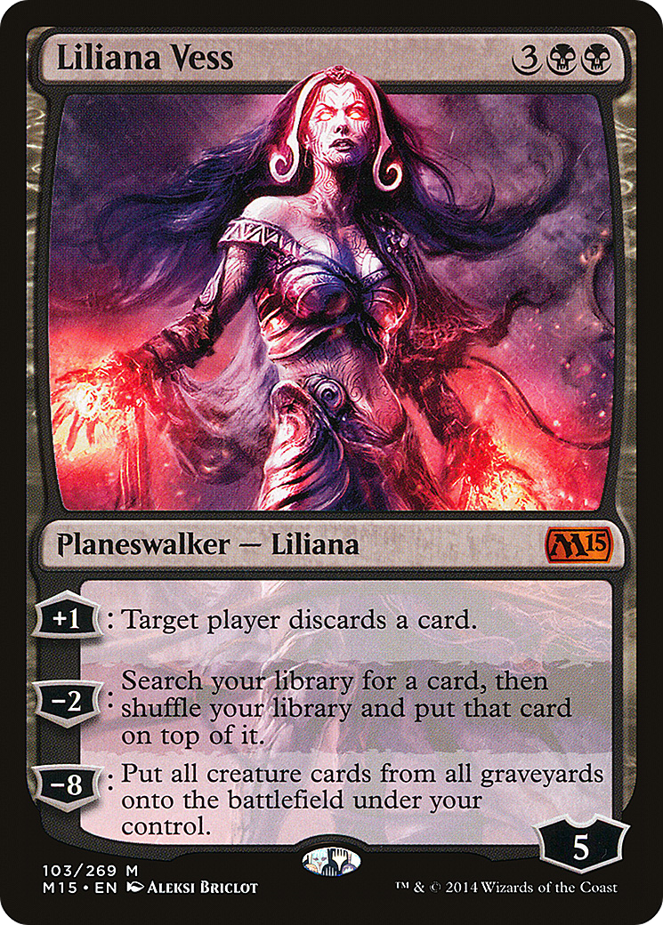 Image of Liliana Vess (M15-103) - Magic 2015 Foil
