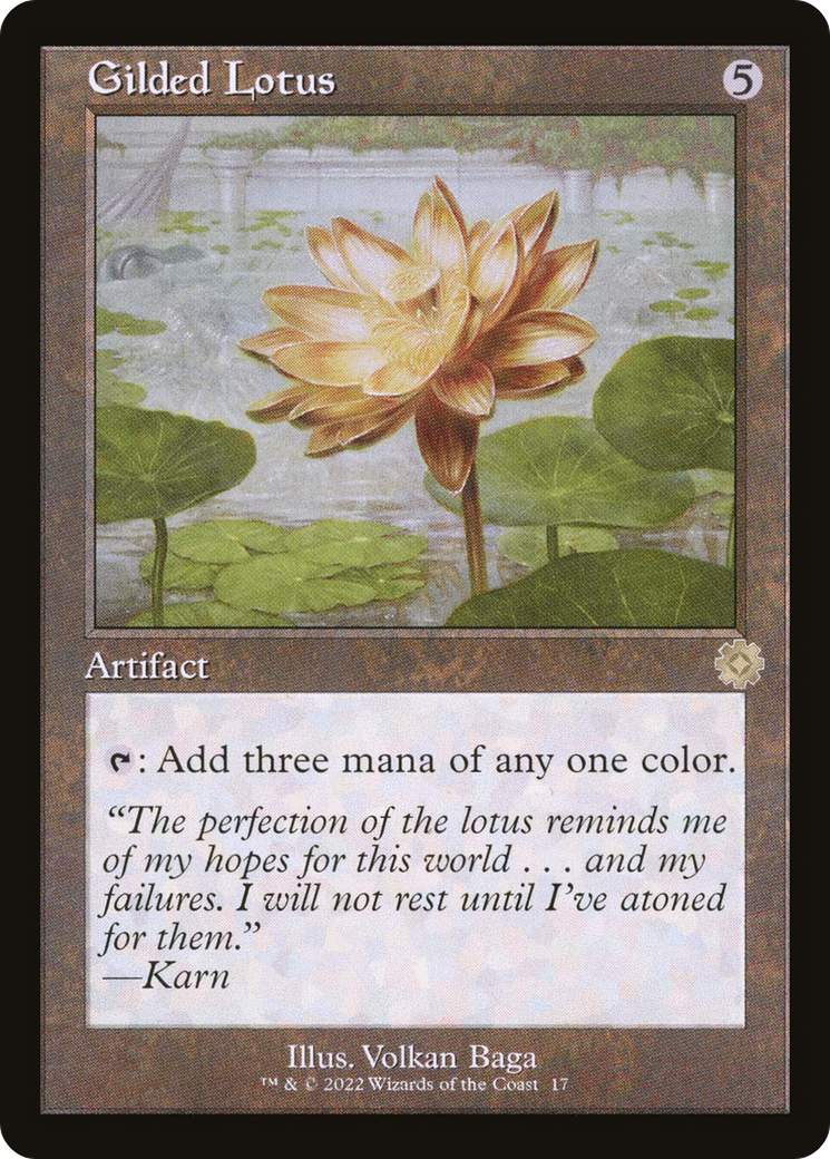 Image of Gilded Lotus (BRR-017) - The Brothers' War Retro Artifacts