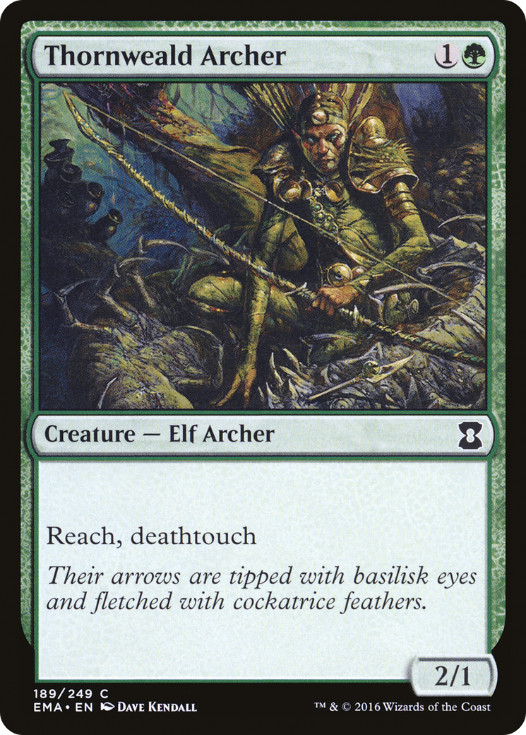 Image of Thornweald Archer (EMA-189) - Eternal Masters Foil