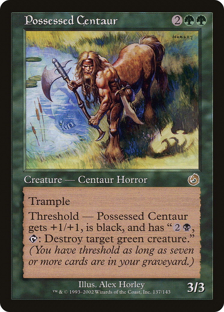 Image of Possessed Centaur (TOR-137) - Torment Foil
