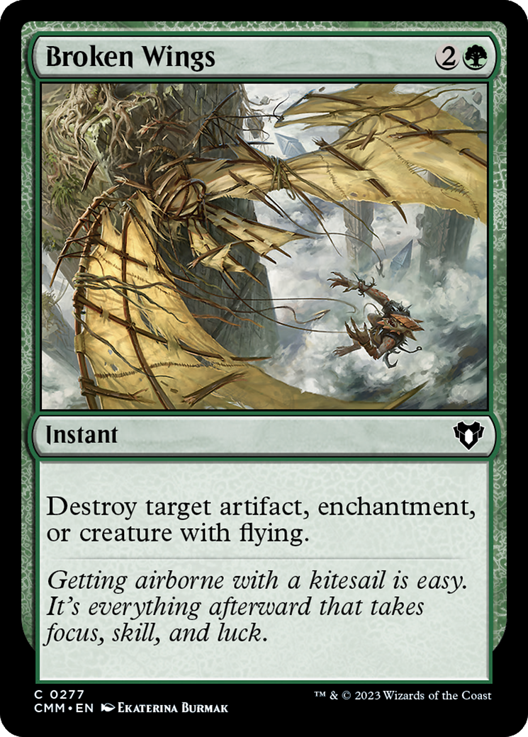 Image of Broken Wings (CMM-277) - Commander Masters Foil