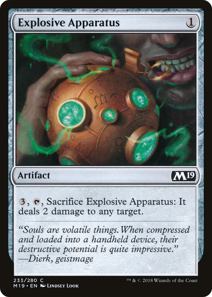 Image of Explosive Apparatus (M19-233) - Core Set 2019