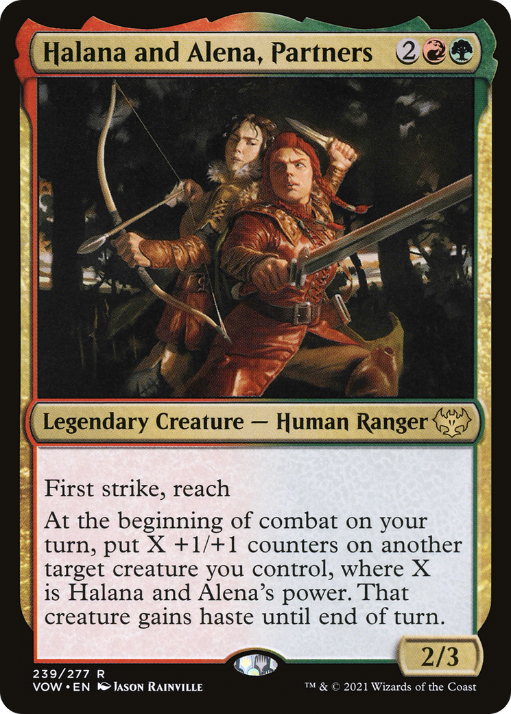 Image of Halana and Alena, Partners (VOW-239) - Innistrad: Crimson Vow