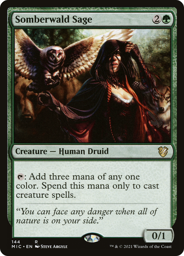 Image of Somberwald Sage (MIC-144) - Midnight Hunt Commander