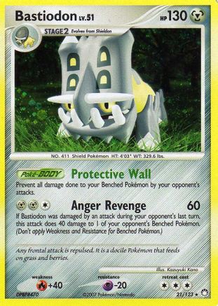 Image of Bastiodon  - Bastiodon the Defender Half Deck 1st Edition Holofoil
