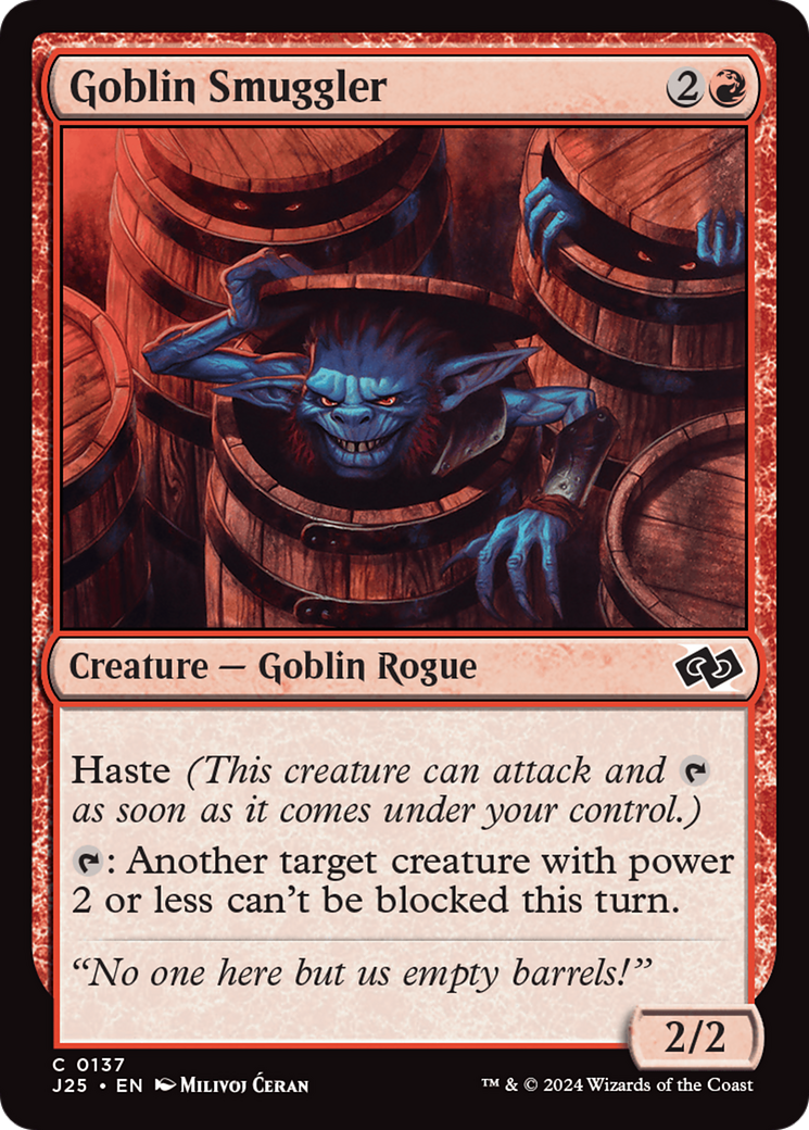 Image of Goblin Smuggler (J25-137) - Foundations Jumpstart