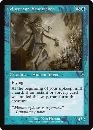 Image of Aberrant Researcher (Retro Frame) (INR-454) - Innistrad Remastered Foil