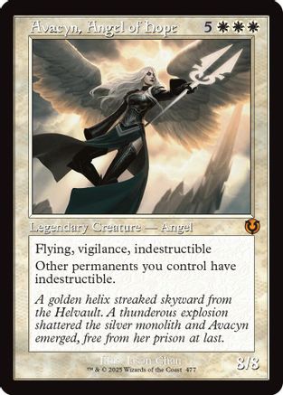 Image of Avacyn, Angel of Hope (Retro Frame) (INR-477) - Innistrad Remastered Foil